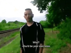 Czech Hunter 548 – Blonde Twink Has His Tight Asshole Obliterated From Daddy’s Big Cock