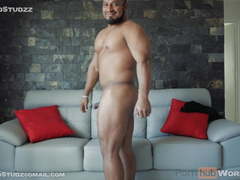 BEEFY Mexican CHACAL Alberto shows small dick