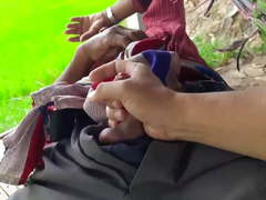 Thai Grandpa Padi Field Outdoor Jerk Off Part 4 - 78 yr
