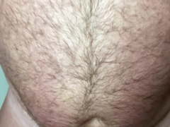 Daddy bear fucking my bare twink ass pt1